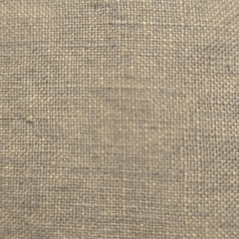 European Flax Linen Standard Sham,Warm Gray Melange